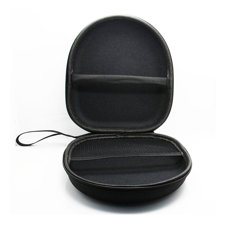 Portable Protective New Zip Up Hard Shell Large Headphone Headset Case bag
